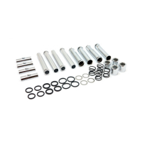 COMPLETE M8 PUSHROD COVER KIT. CHROME