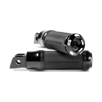 PERFORMANCE MACHINE, APEX RIDER FOOTPEGS. BLACK CC