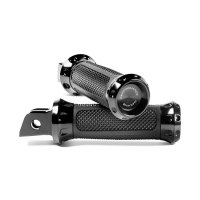 PERFORMANCE MACHINE, OVERDRIVE RIDER FOOTPEGS. BLACK