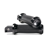 PERFORMANCE MACHINE, OVERDRIVE PASSENGER FOOT PEGS. BLACK