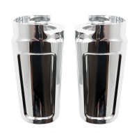 ARLEN NESS METHOD PERFORMANCE FORK SLIDER COVERS. CHROME