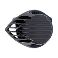 ROUGH CRAFTS, TEARDROP FINNED AIR CLEANER ASSEMBLY. BLACK