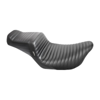 LEPERA, TAILWHIP 2-UP SEAT. PLEATED, BLACK