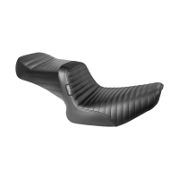 LEPERA, TAILWHIP 2-UP SEAT. PLEATED, BLACK