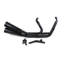 KODLIN, UPSWEPT PERFORMANCE EXHAUST, BLACK. ABE APPR.