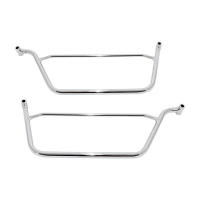 LONGRIDE SADDLEBAG HOLDER, CHROME