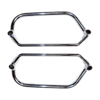 LONGRIDE SADDLEBAG HOLDER, CHROME