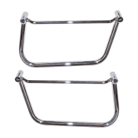 LONGRIDE SADDLEBAG HOLDER, CHROME