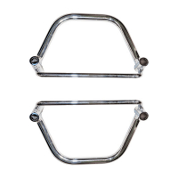 LONGRIDE SADDLEBAG HOLDER, CHROME