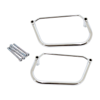 LONGRIDE SADDLEBAG HOLDER, CHROME