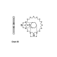 JT FRONT SPROCKET 568.16