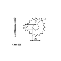 JT FRONT SPROCKET 520.17