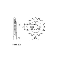 JT FRONT SPROCKET 1448.15