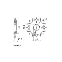 JT FRONT SPROCKET 296.15