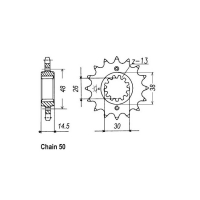 JT FRONT SPROCKET 339.18