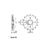 JT FRONT SPROCKET 571.17