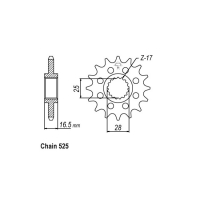 JT FRONT SPROCKET 1904.17