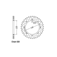 JT REAR SPROCKET 487.46