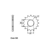 JT FRONT SPROCKET 394.14