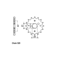 JT FRONT SPROCKET 569.17