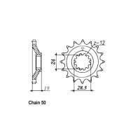 JT FRONT SPROCKET 527.17