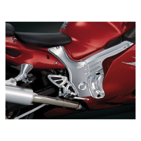 KURYAKYN BOOMERANG FRAME COVERS, CHROME