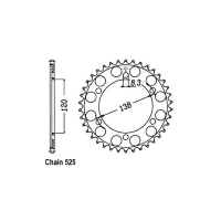 JT REAR SPROCKET 312.40