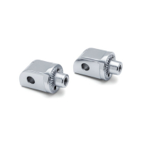 KURYAKYN, FOOTPEG ADAPTER SPLINED CHROME