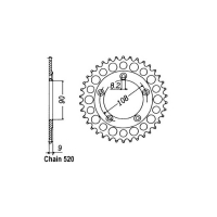 JT REAR SPROCKET 491.40