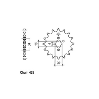 JT FRONT SPROCKET 1263.14