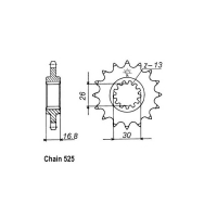 JT FRONT SPROCKET 1370.16