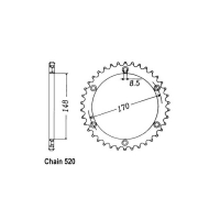 JT REAR SPROCKET 828.47