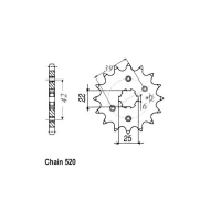 JT FRONT SPROCKET 1265.15