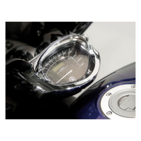 NC CAST SPEEDOMETER VISOR CHROME