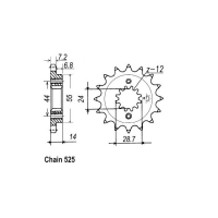 JT FRONT SPROCKET 314.16