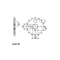 JT FRONT SPROCKET 509.15