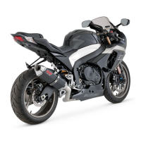 V&H EXHAUST CS-ONE SINGLE SLIP-ON BLACK