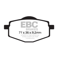 EBC CARBON X / TT SERIES BRAKE PADS