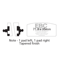 EBC ORGANIC BRAKE PADS