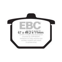 EBC V-PAD SEMI SINTERED BRAKE PADS