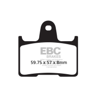 EBC, DOUBLE H SINTERED BRAKE PAD SET