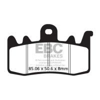 JARRUPALAT - EBC, V-PAD SEMI SINTERED BRAKE PADS