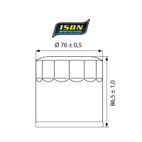 ISON 551 OIL FILTER