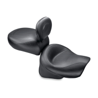 MUSTANG 2-P WIDE TOURING VINTAGE SEAT PLAIN BLACK