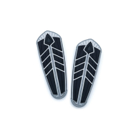 KURYAKYN, SPEAR DRIVER FLOORBOARD INSERTS CHROME