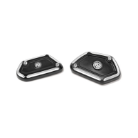 RSD BMW GS BRAKE/CLUTCH RESERVOIR COVER KIT, CONTRAST CUT