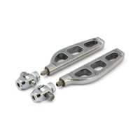 '3 HOLE' BILLET ALUMINUM FOOT PEGS. POLISHED