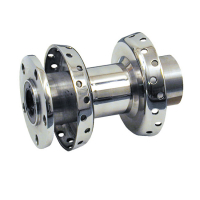 STAINLESS SINGLE FLANGE HUB, 40 SPOKES