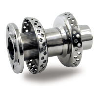 SINGLE FLANGE HUB, STAINLESS, 80 SPOKE