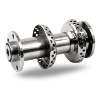 DUAL FLANGE HUB, SS, 80-SP, 40MM OFFSET